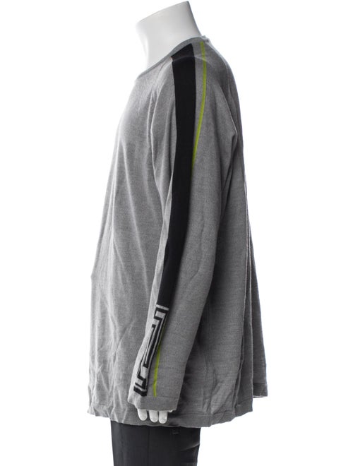 V2 Versace Classic Virgin Wool Crew Neck Pullover