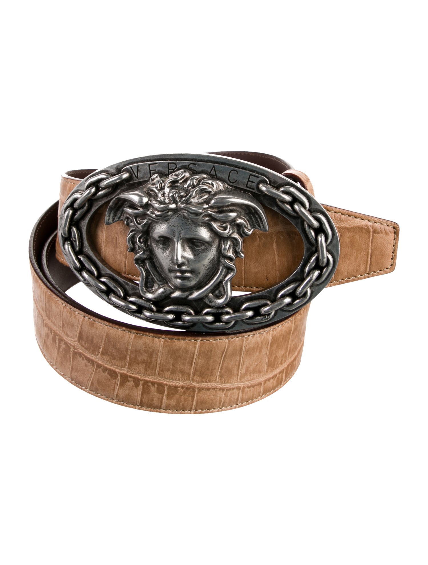 Versace Leather Belt Kit