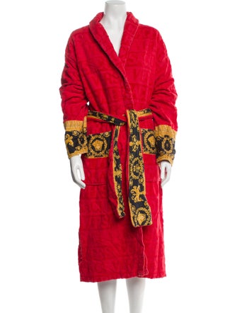 Versace Graphic Print Robe