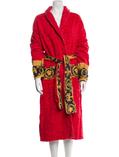 Versace Graphic Print Robe