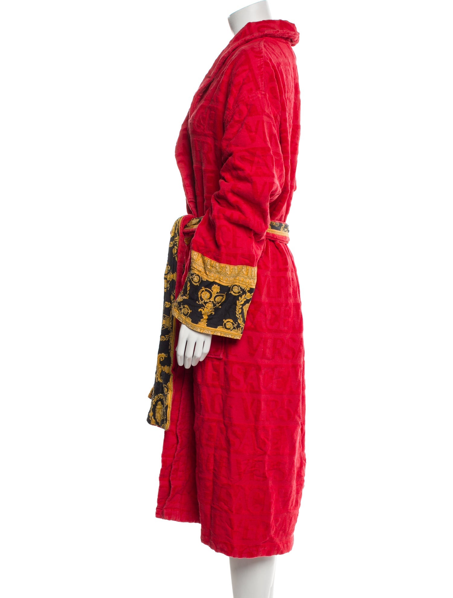 Versace Graphic Print Robe