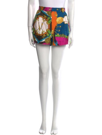 Versace Silk Mini Shorts