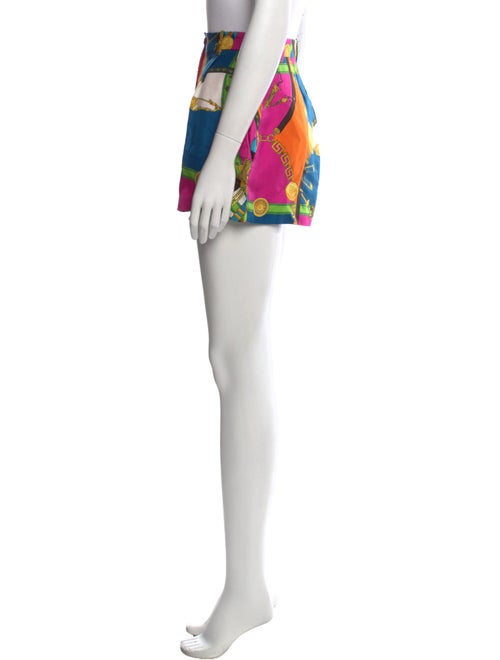 Versace Silk Mini Shorts