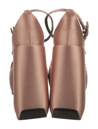 Versace Medusa Insignia Satin Sandals