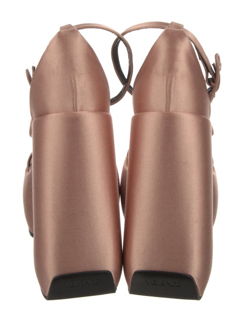 Versace Medusa Insignia Satin Sandals