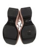 Versace Medusa Insignia Satin Sandals