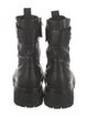 Versace Jeans Couture Leather Combat Boots