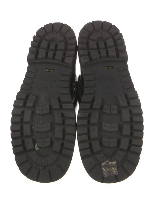 Versace Jeans Couture Leather Combat Boots