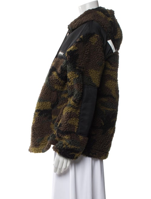 Versace Printed Faux Fur Jacket