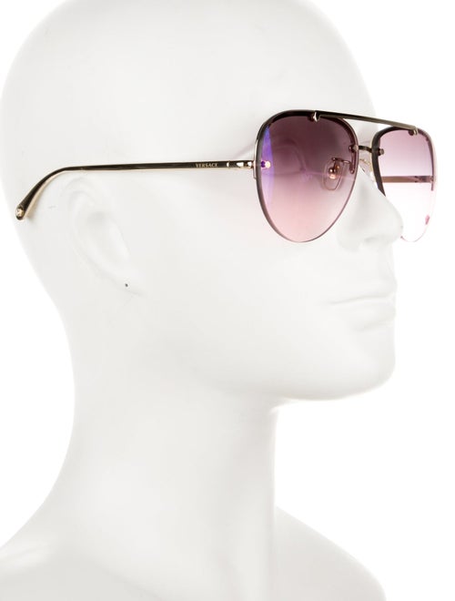 Versace Aviator Gradient Sunglasses