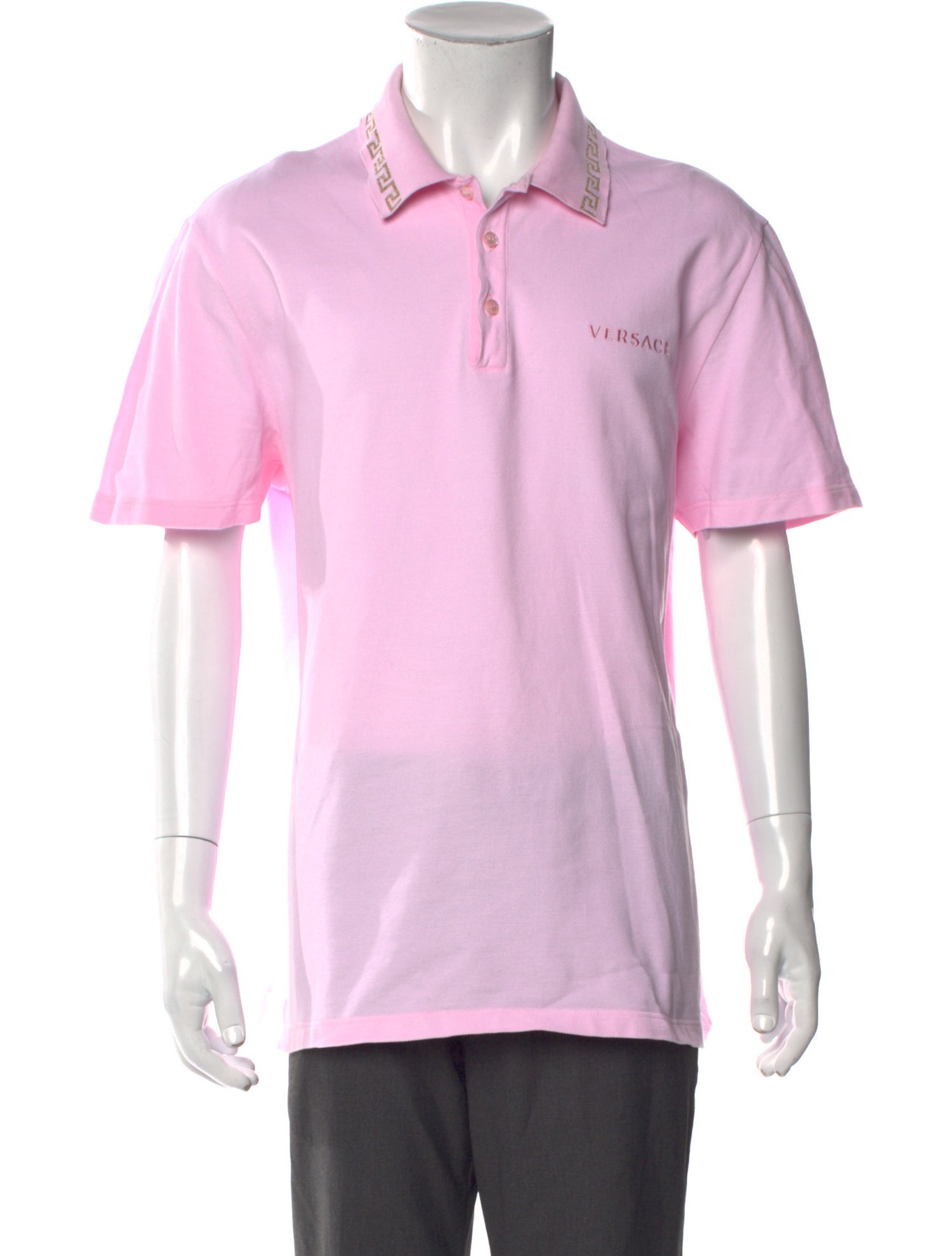 Versace Collar Short Sleeve Polo Shirt