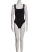 Versace Grosgrain Trim One-Piece
