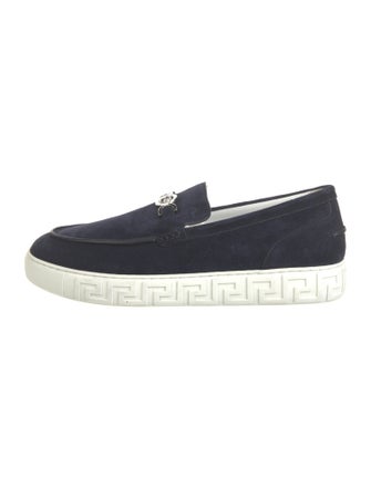 Versace Suede Boat Shoes