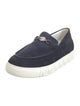 Versace Suede Boat Shoes