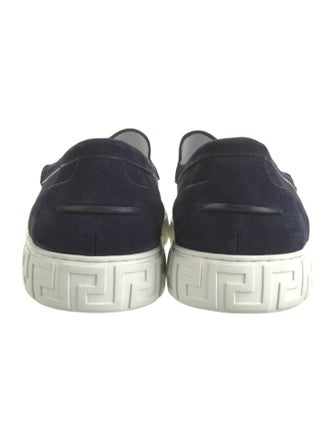 Versace Suede Boat Shoes