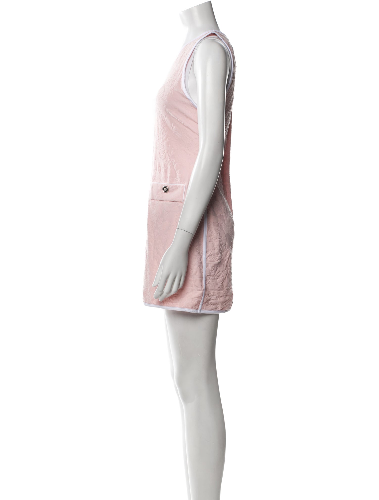 Versace Scoop Neck Mini Dress w/ Tags