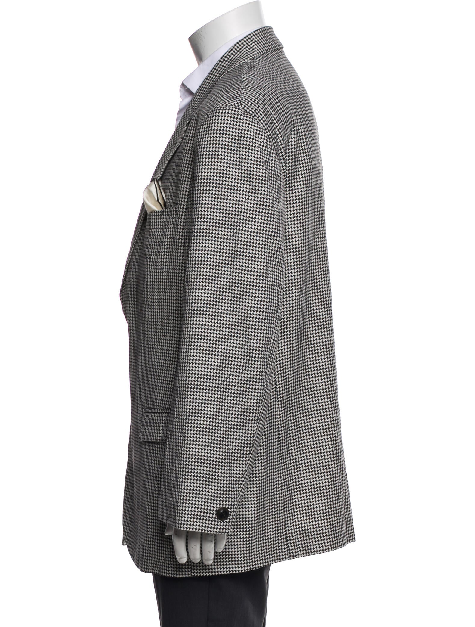 Versace Plaid Print Blazer