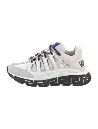 Versace Leather Printed Sneakers