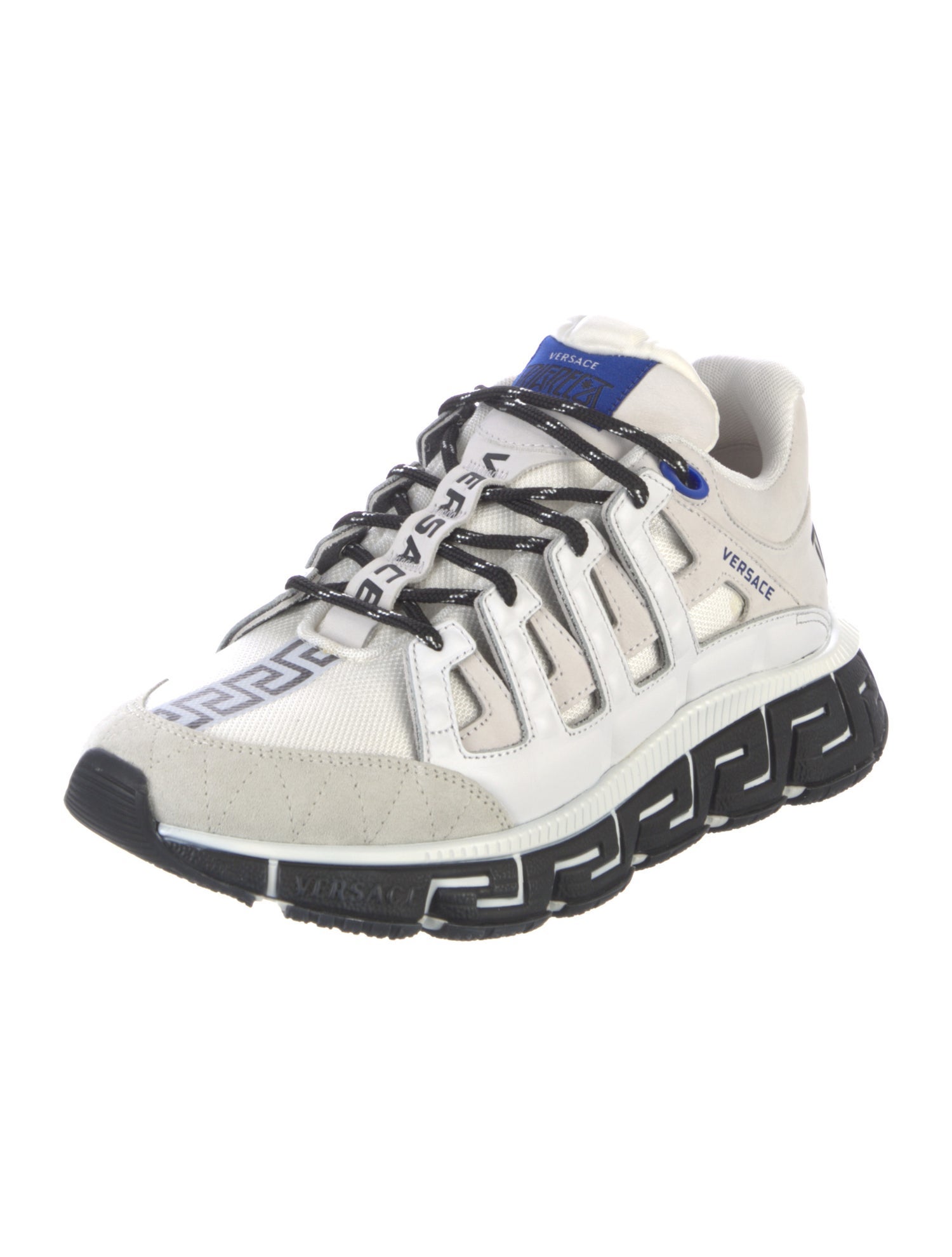 Versace Leather Printed Sneakers