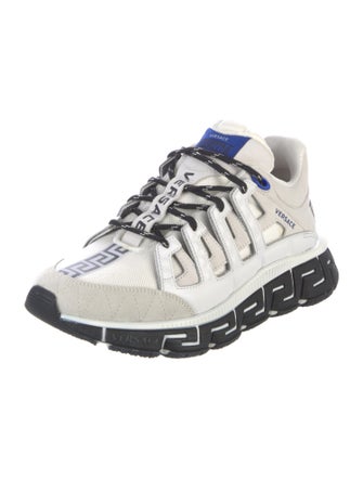 Versace Leather Printed Sneakers