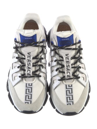 Versace Leather Printed Sneakers