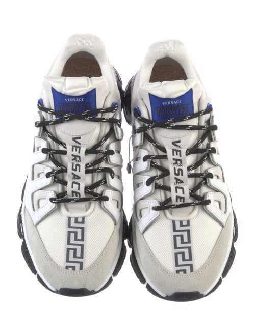 Versace Leather Printed Sneakers