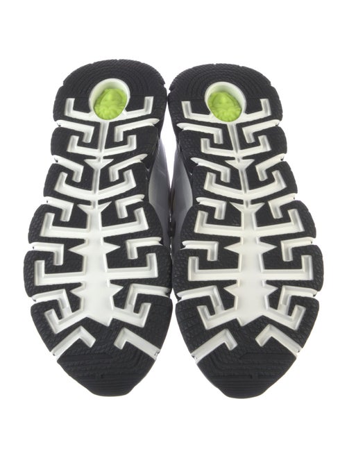 Versace Leather Printed Sneakers