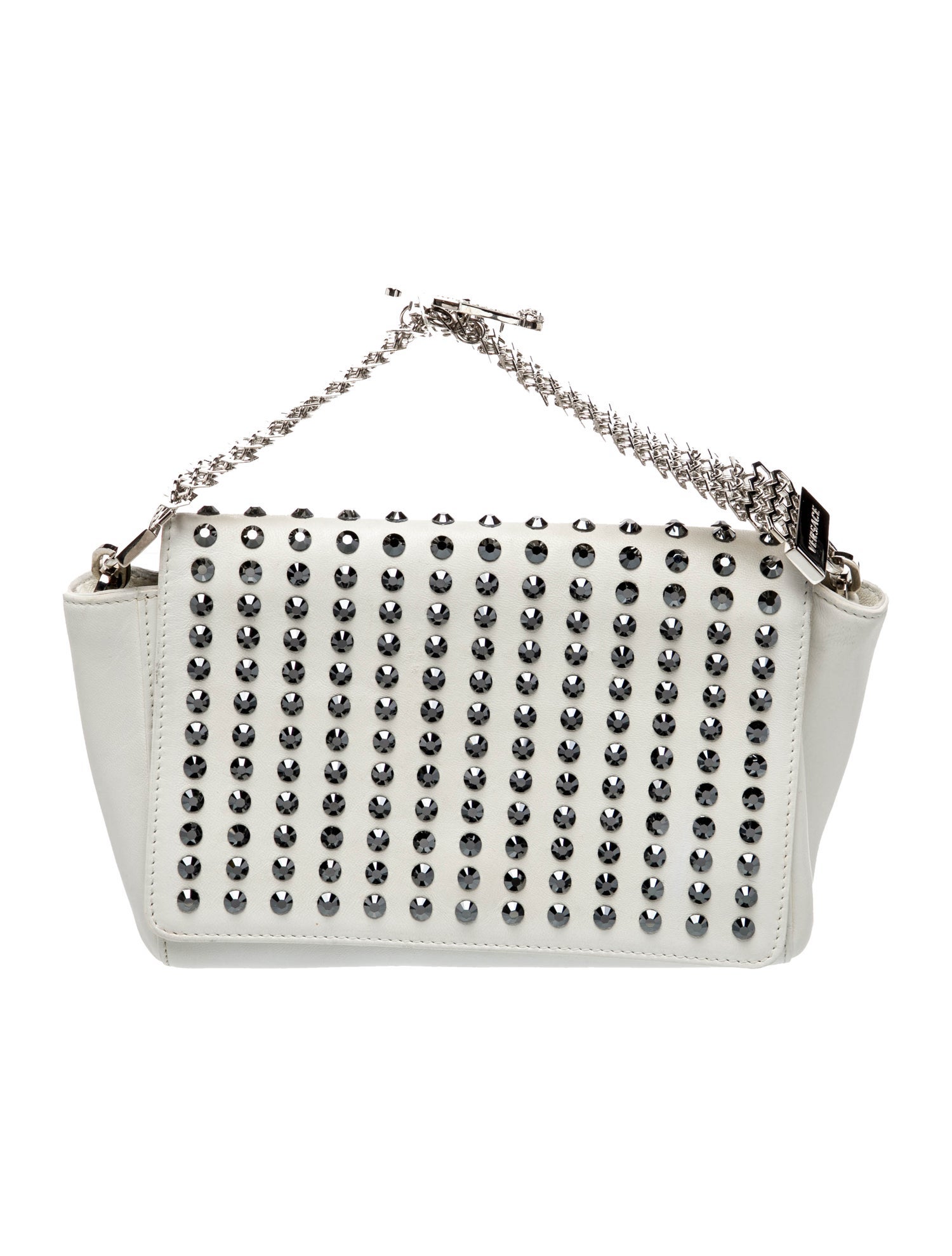 Versace Leather Top Handle Bag