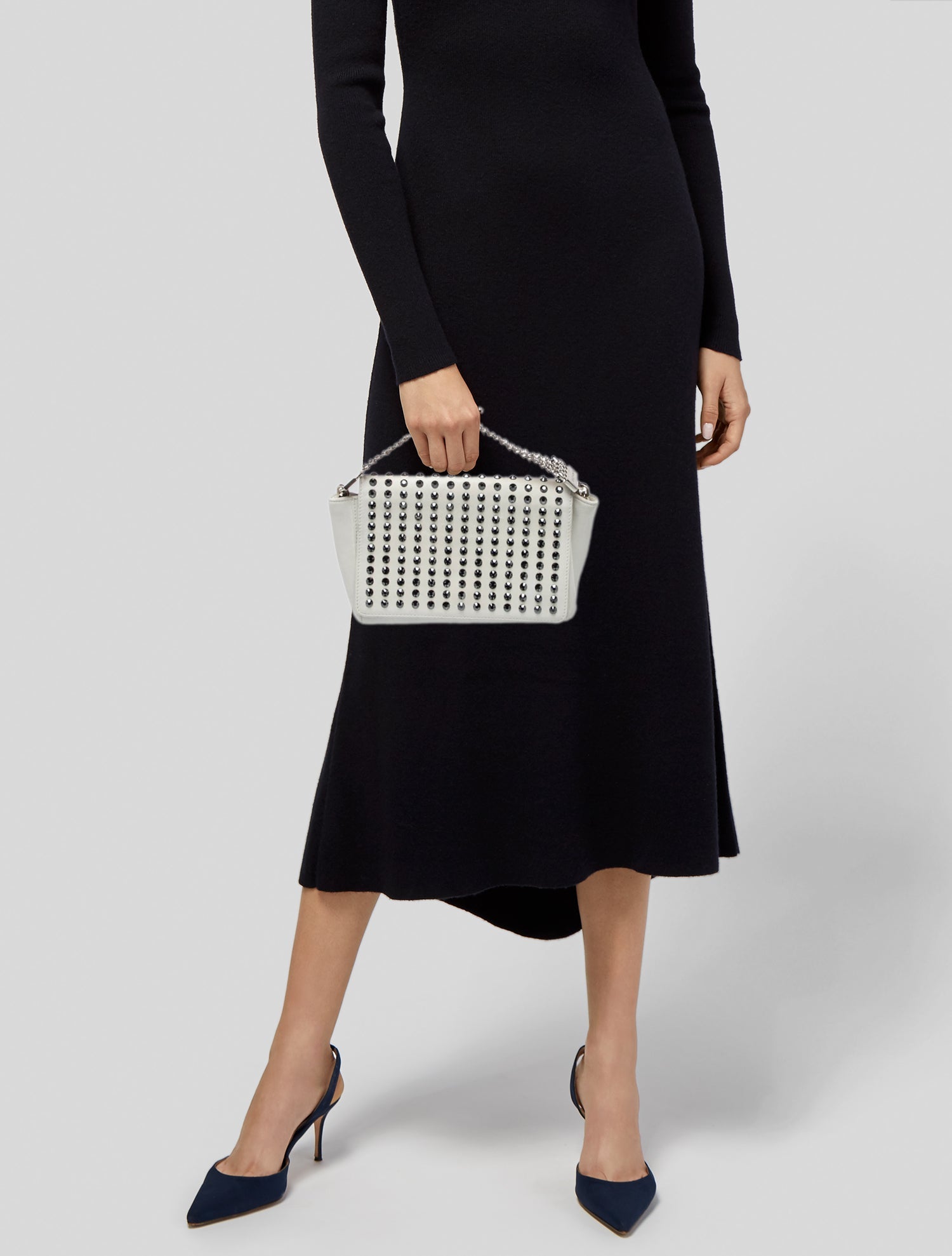 Versace Leather Top Handle Bag