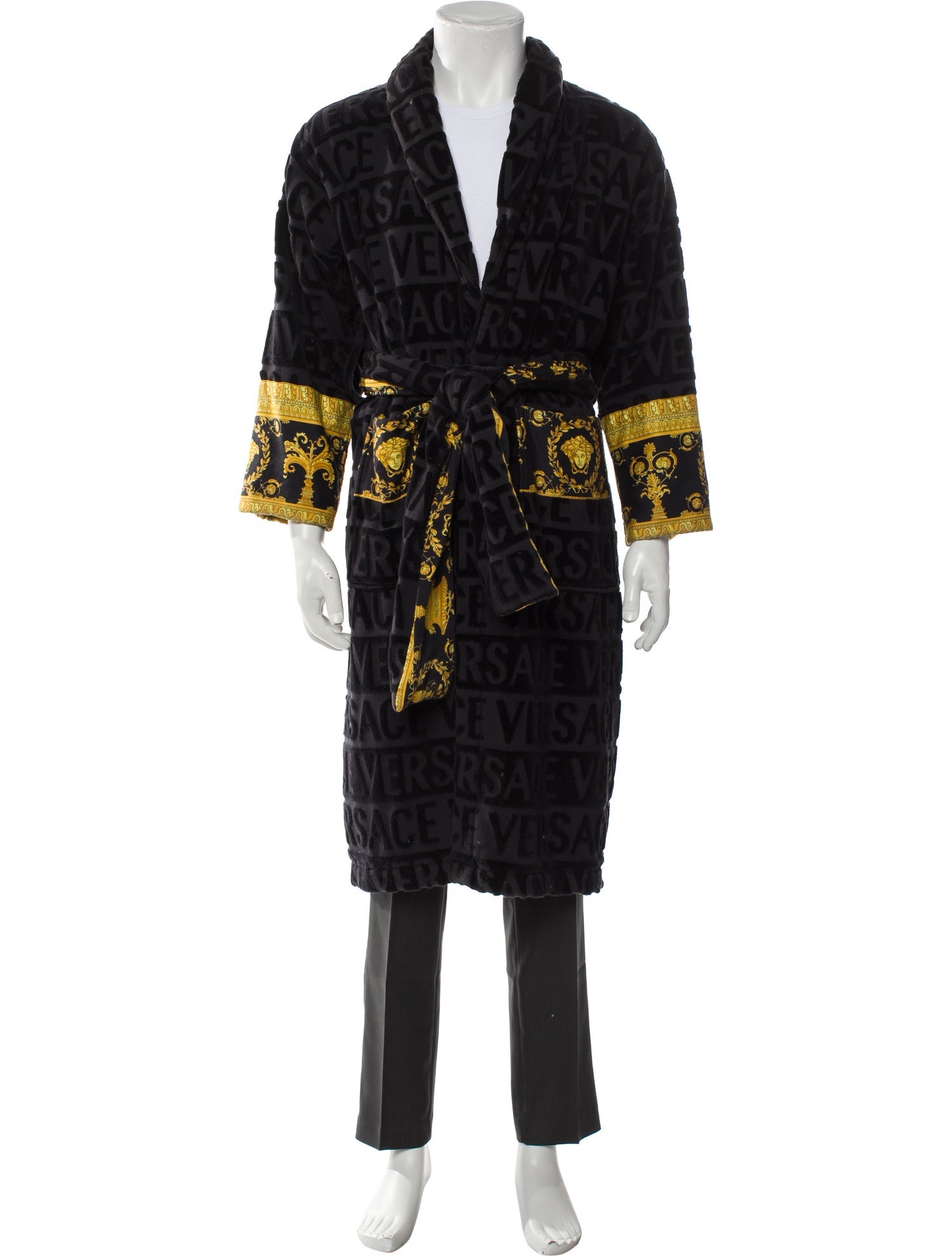 Versace Printed Robe