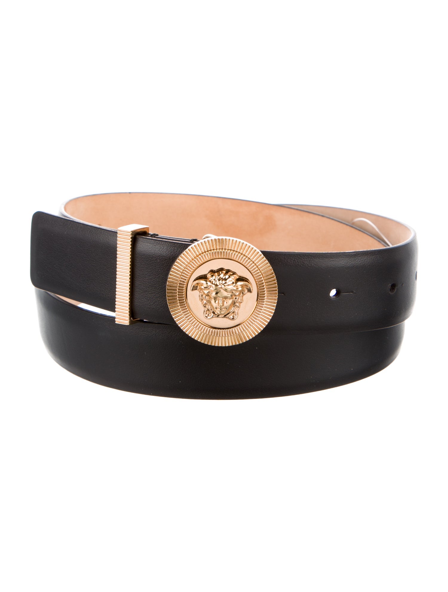 Versace Medusa Insignia Leather Belt Kit