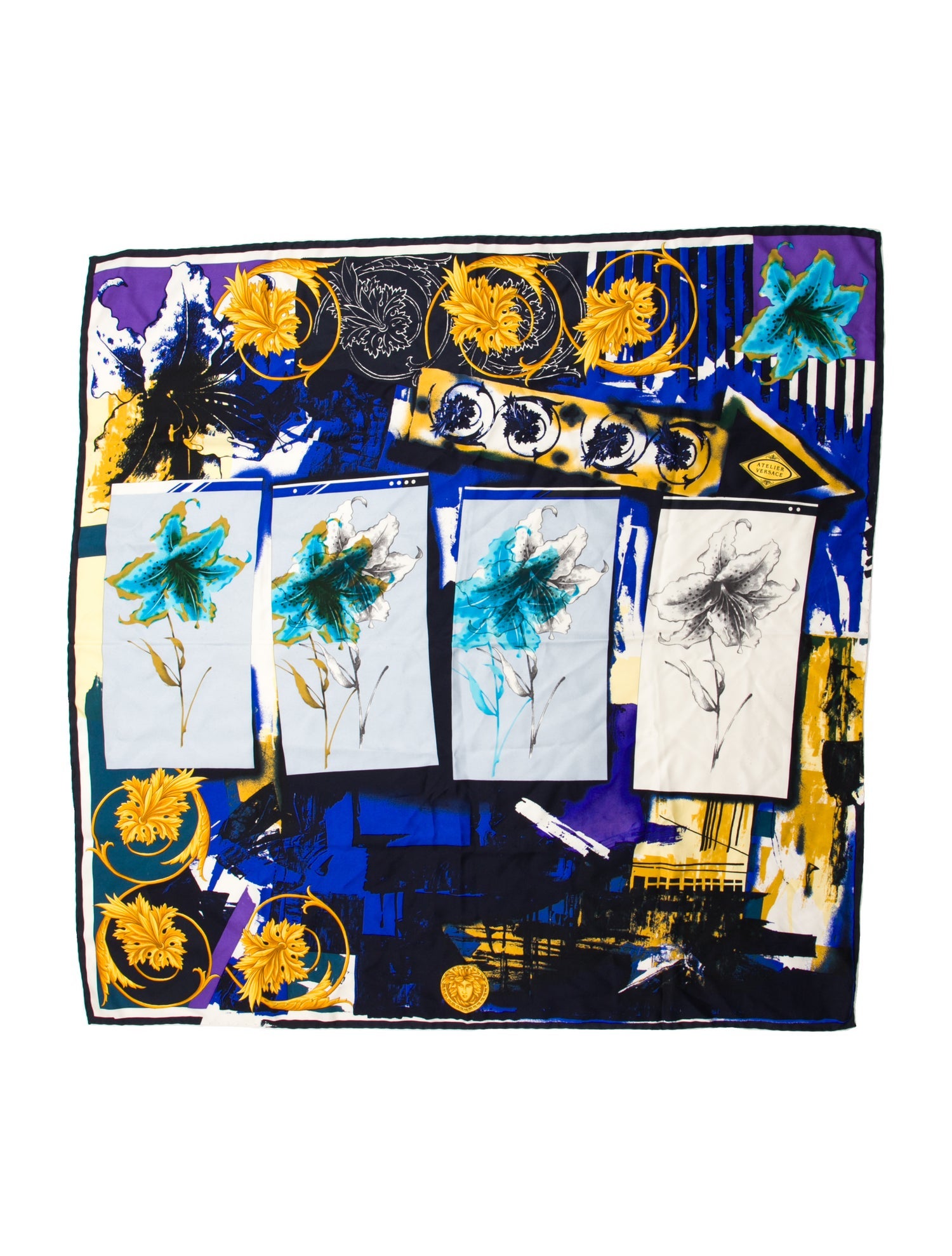 Versace Silk Vintage Scarf