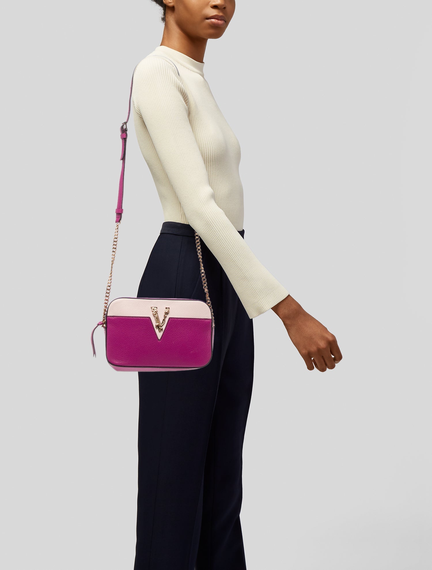 Versace Leather Minaudière