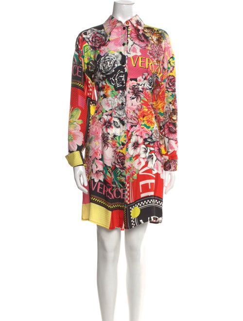 Versace Silk Mini Dress