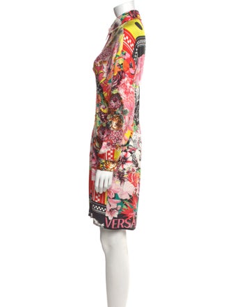 Versace Silk Mini Dress
