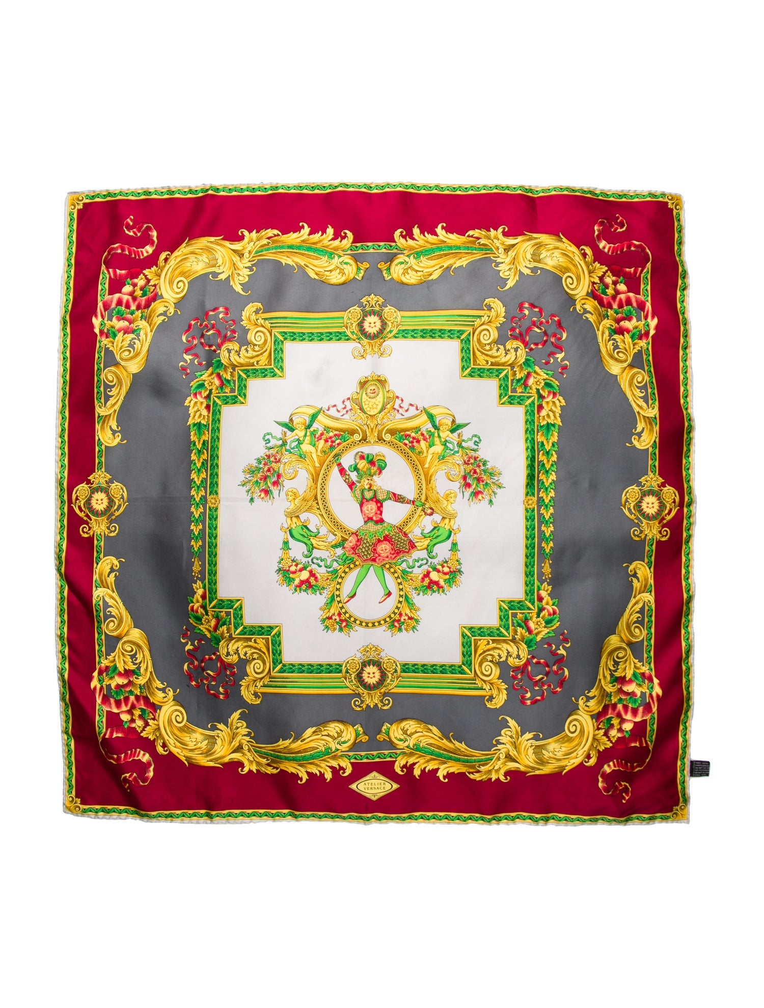Versace Silk Printed Scarf