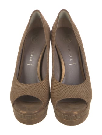 Versace Suede Pumps