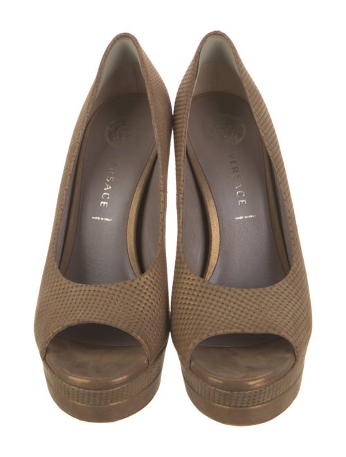 Versace Suede Pumps