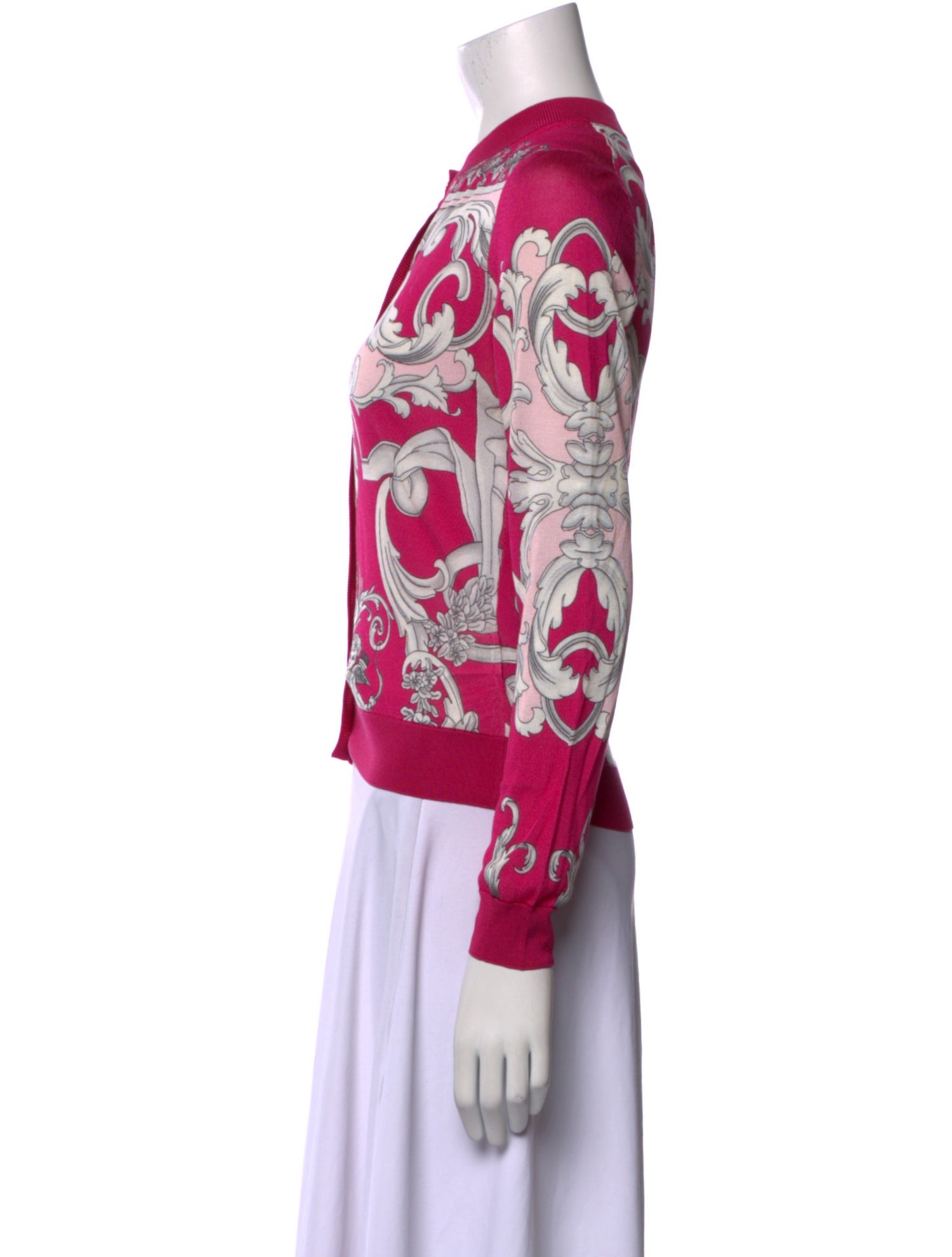 Versace Silk Printed Sweatshirt