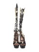 Versace Patent Leather Gladiator Sandals