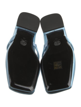 Versace Satin Mary Jane Flats