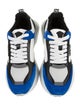 Versace Leather Colorblock Pattern Sneakers