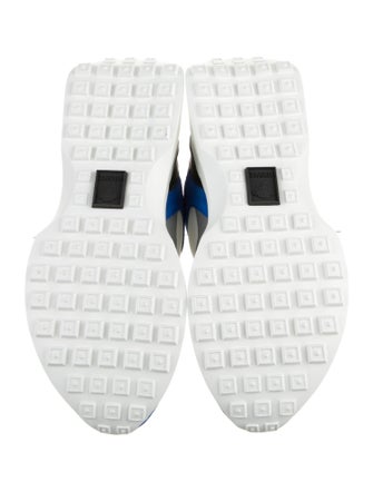 Versace Leather Colorblock Pattern Sneakers