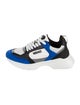 Versace Leather Colorblock Pattern Sneakers