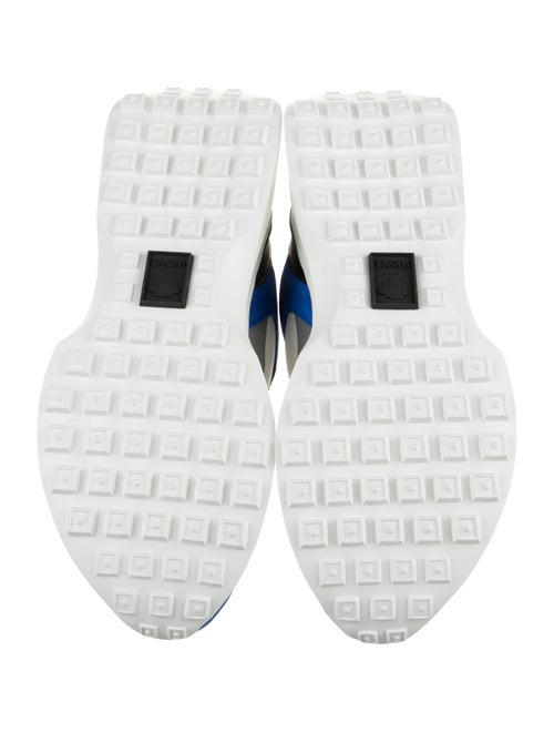 Versace Leather Colorblock Pattern Sneakers