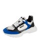 Versace Leather Colorblock Pattern Sneakers