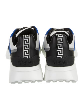 Versace Leather Colorblock Pattern Sneakers