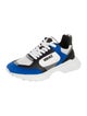 Versace Leather Colorblock Pattern Sneakers