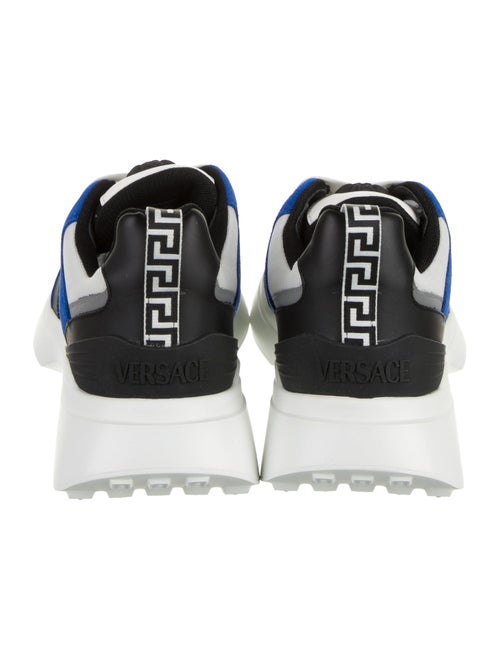 Versace Leather Colorblock Pattern Sneakers