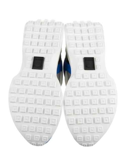 Versace Leather Colorblock Pattern Sneakers